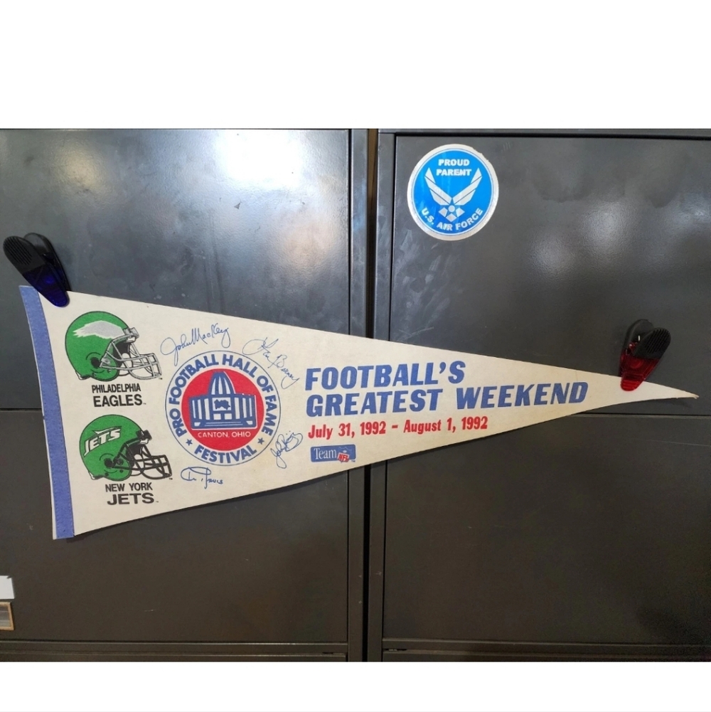 Vintage Football Hall Of Fame Festival Eagles/Jets 1992 Used